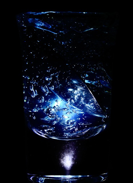 Mystical artifact glowing in the dark
